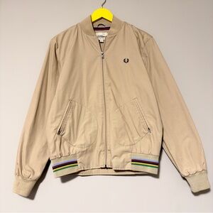Fred Perry Bradley Wiggins Zip Jacket Size Small